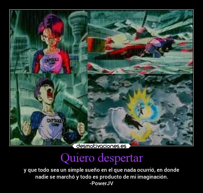carteles tristeza anime muerte ball trunks del futuro gohan powerjv melodia tapion desmotivaciones