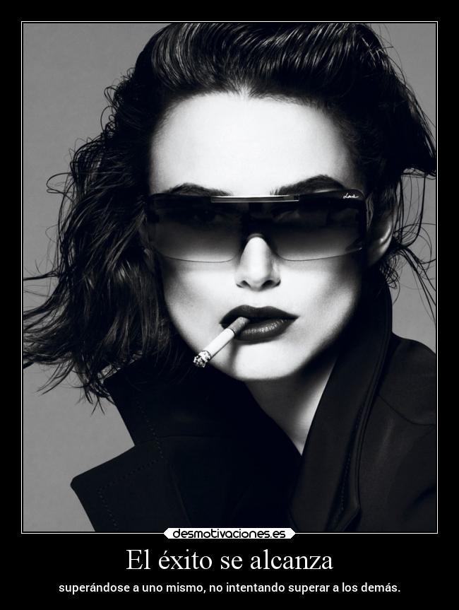 El éxito se alcanza -