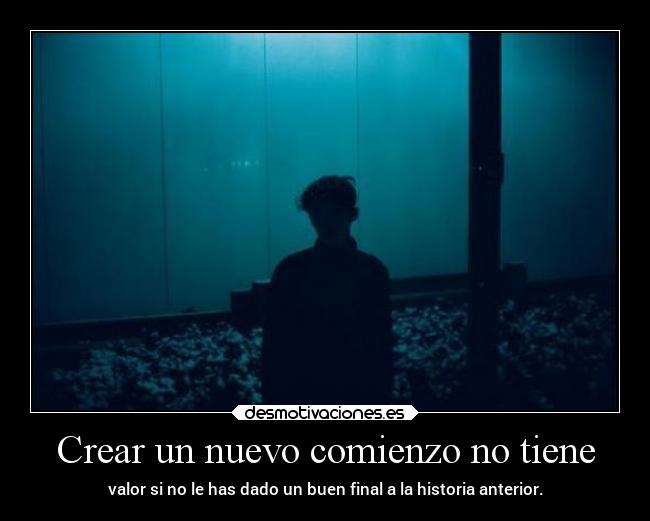 Crear un nuevo comienzo no tiene - 