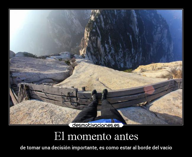 El momento antes -
