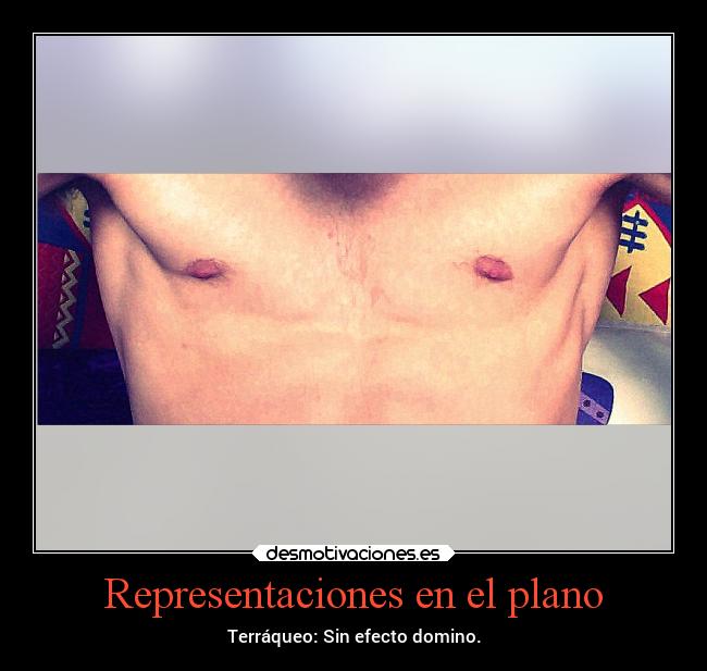 Representaciones en el plano - Terráqueo: Sin efecto domino.