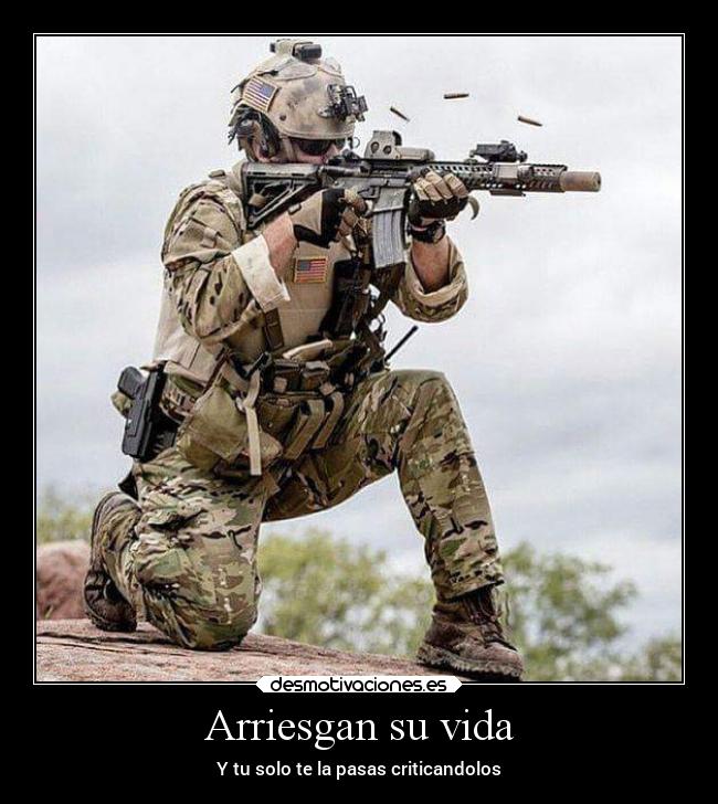 Arriesgan su vida - Y tu solo te la pasas criticandolos