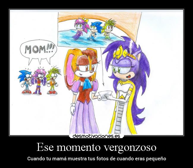 Ese momento vergonzoso - Cuando tu mamá muestra tus fotos de cuando eras pequeño
