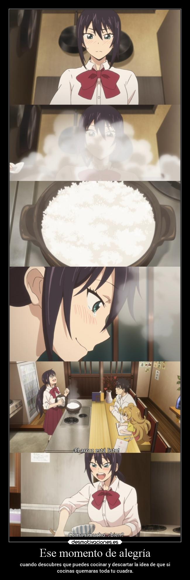 Ese momento de alegría -