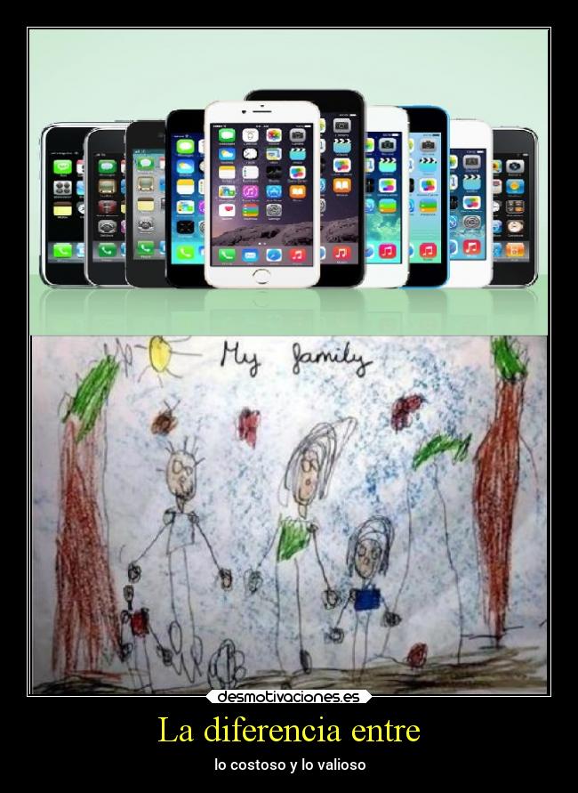 La diferencia entre - lo costoso y lo valioso
