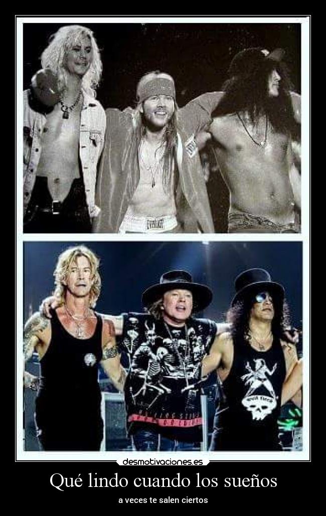 Qué lindo cuando los sueños - a veces te salen ciertos