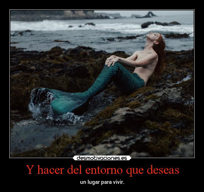 Y hacer del entorno que deseas - 