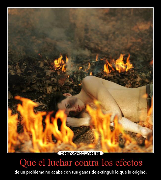 Que el luchar contra los efectos - 