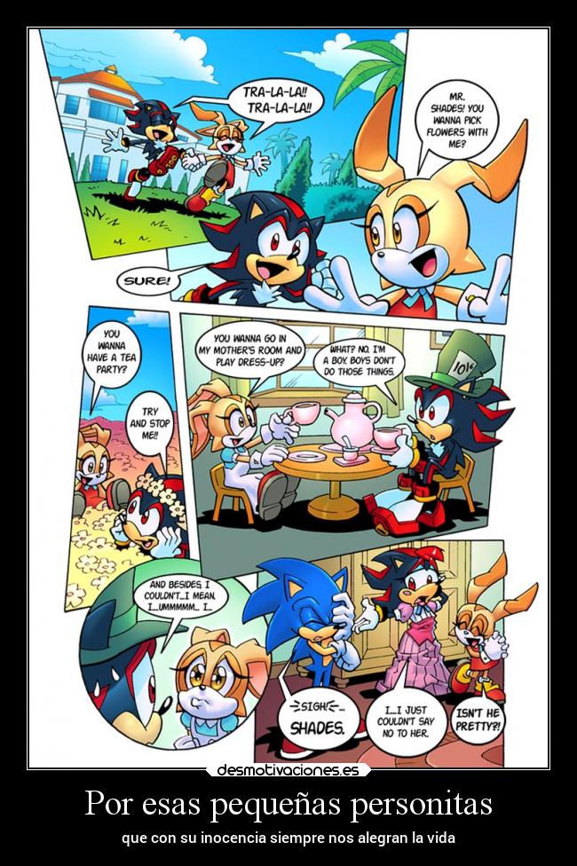 Por esas pequeñas personitas - que con su inocencia siempre nos alegran la vida