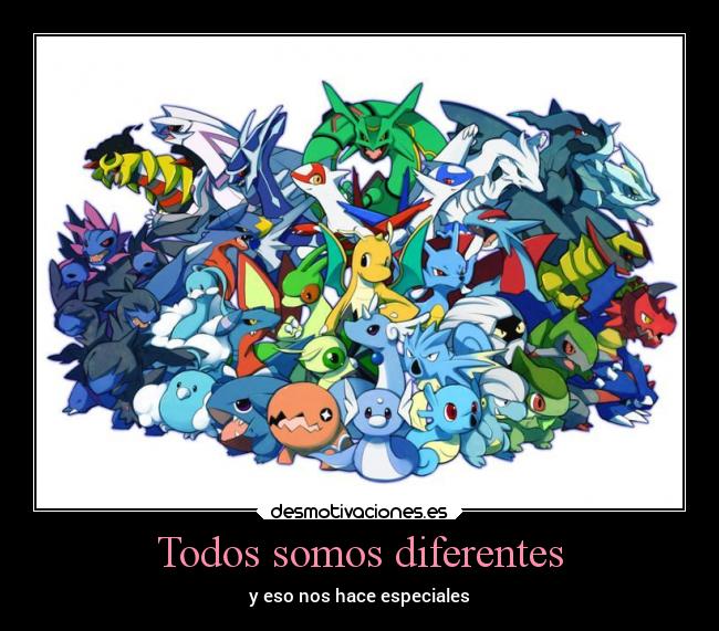Todos somos diferentes - y eso nos hace especiales