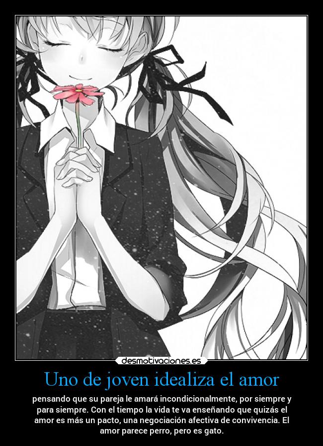 Uno de joven idealiza el amor - 
