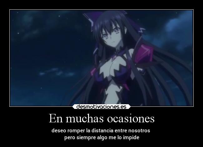 carteles anime amor distancia dolor tristeza datealive algo deseo desmotivaciones