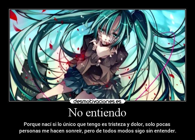 No entiendo -