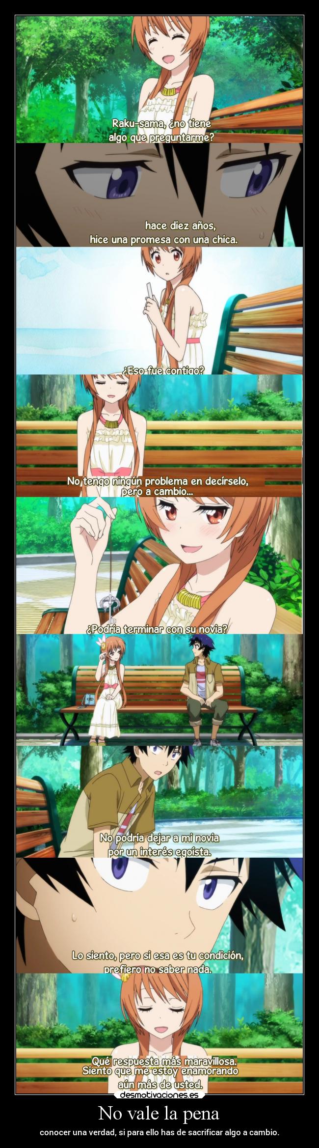 carteles anime verdad conocer projectd sacrificar algo raptorhunters leccion desmotivaciones