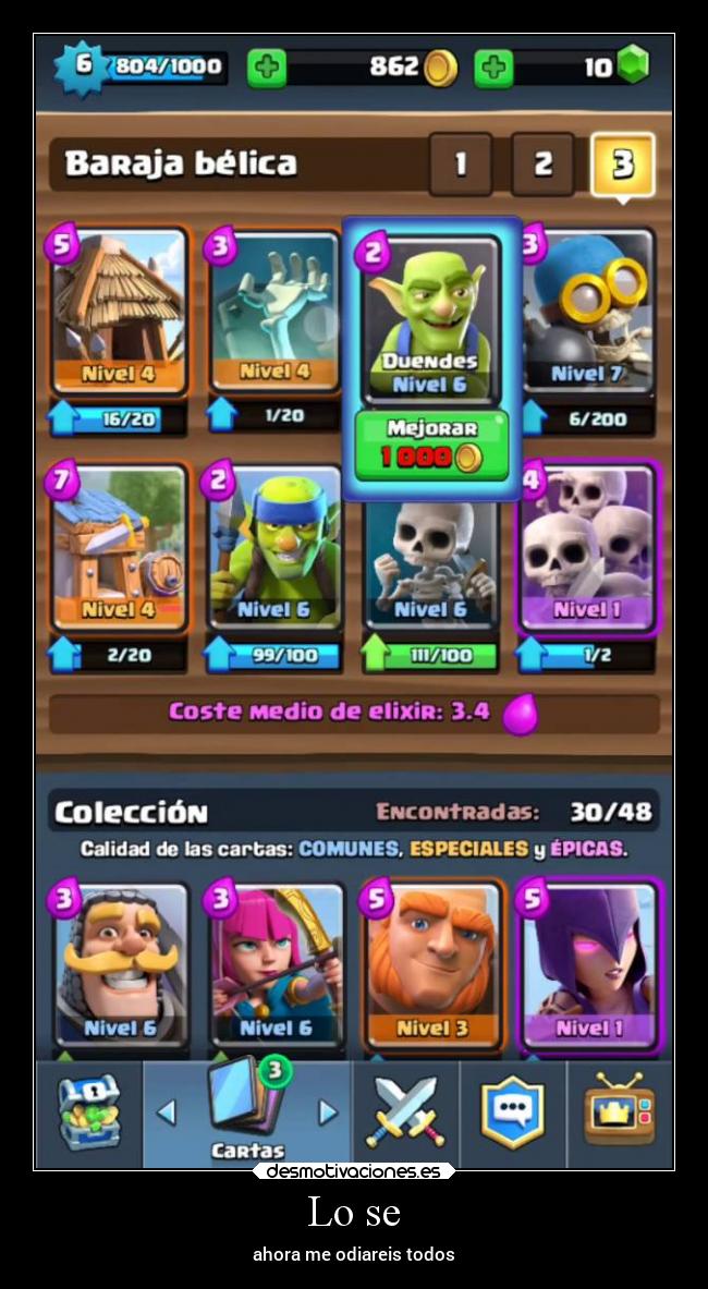 Lo se - ahora me odiareis todos