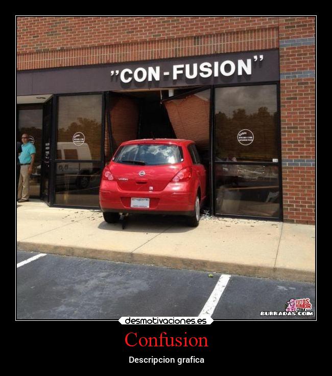 Confusion - Descripcion grafica