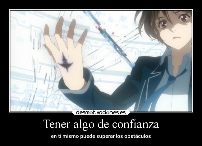 carteles confianza anime obstaculos confianza ouma inori guiltycrown crown superar desmotivaciones