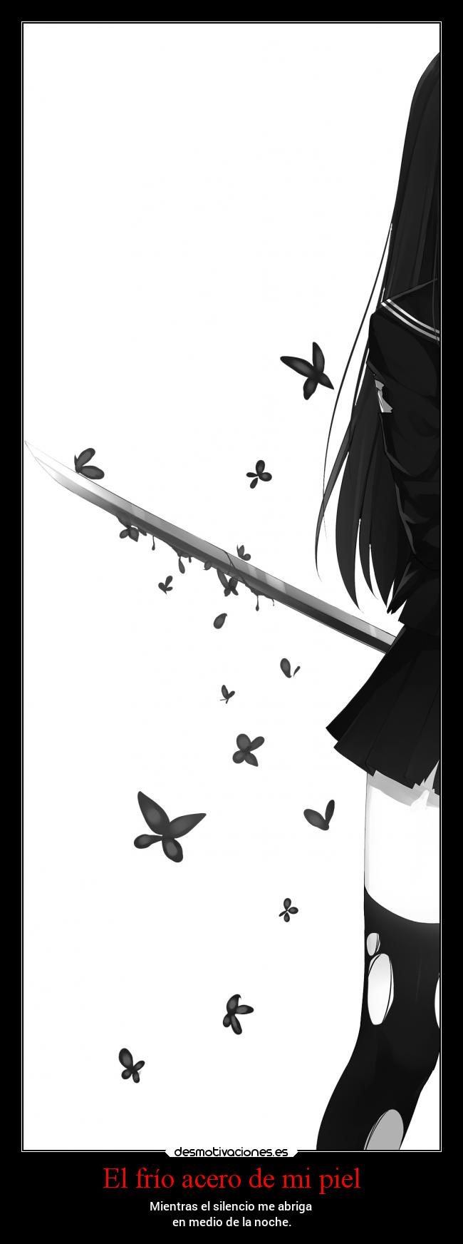 El frío acero de mi piel - 