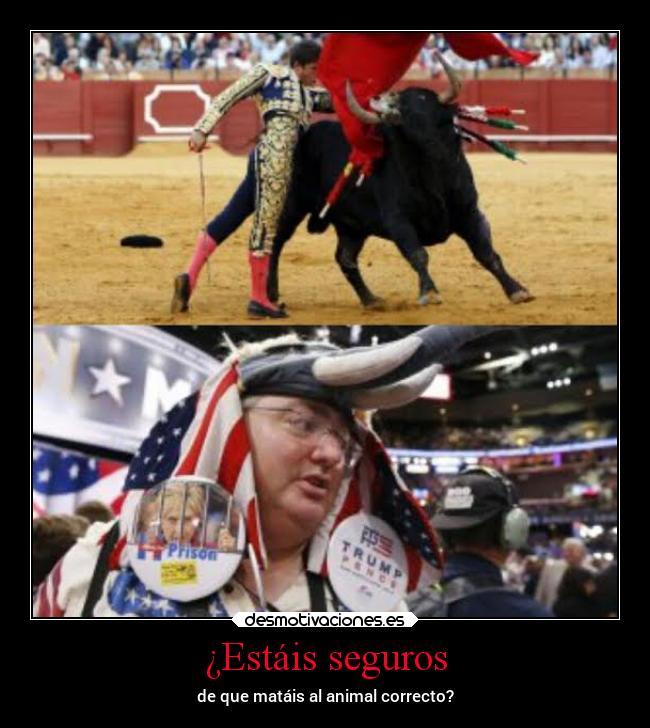 ¿Estáis seguros - de que matáis al animal correcto?