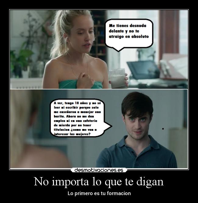 No importa lo que te digan - 