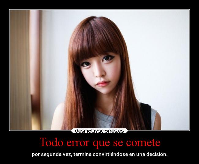 Todo error que se comete - 