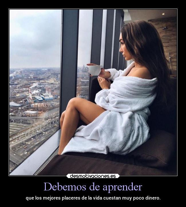 Debemos de aprender -