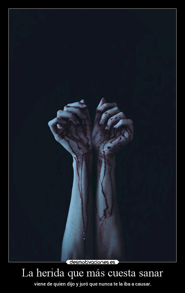 carteles dolor clanloup delolvido herida jeremy unicorniosrosasyazules desmotivaciones