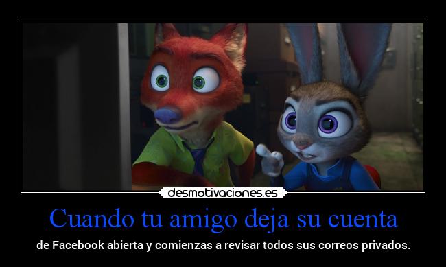 Cuando tu amigo deja su cuenta - 
