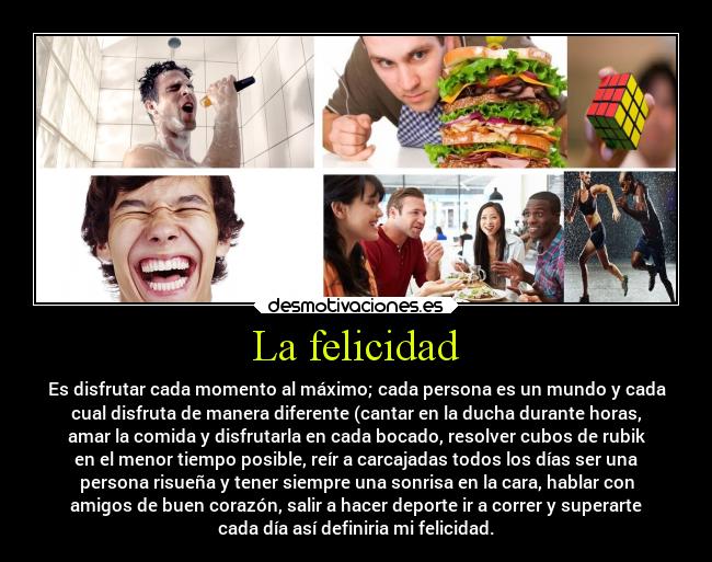 carteles felicidad felicidad desmotivaciones