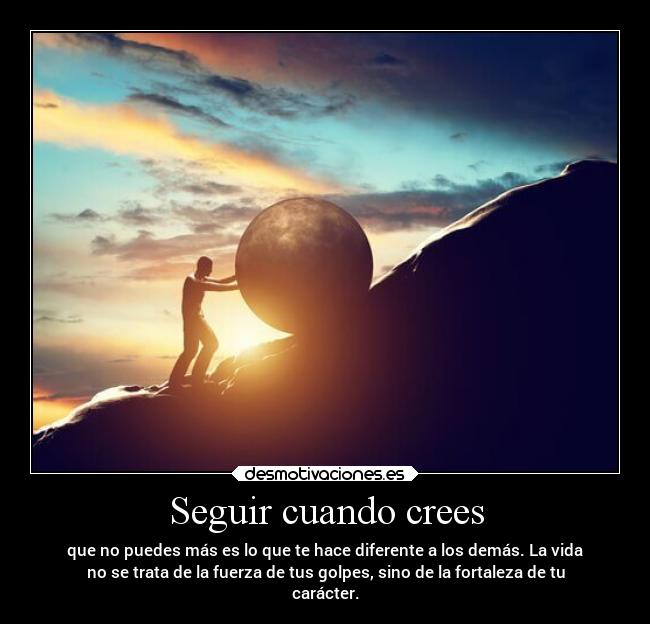 Seguir cuando crees -