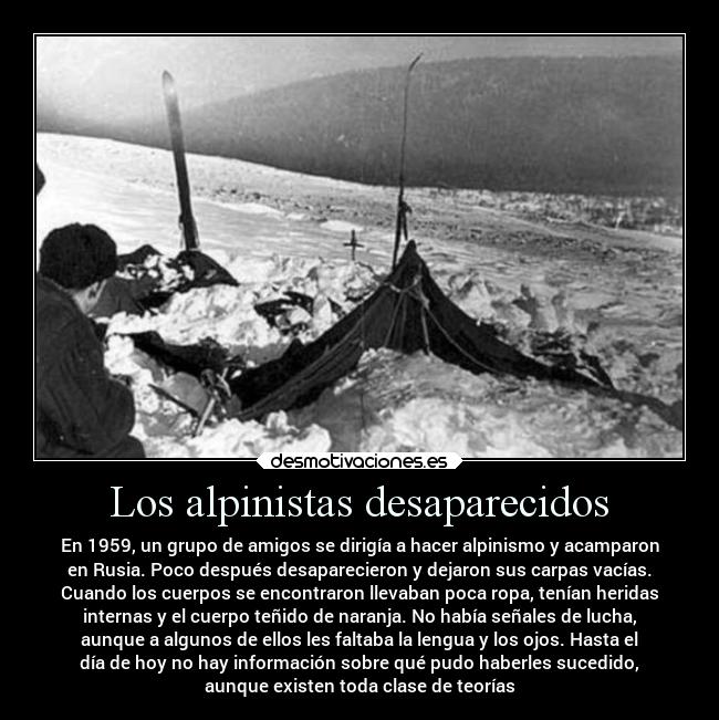 Los alpinistas desaparecidos - 