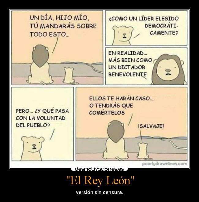 El Rey León - versión sin censura.