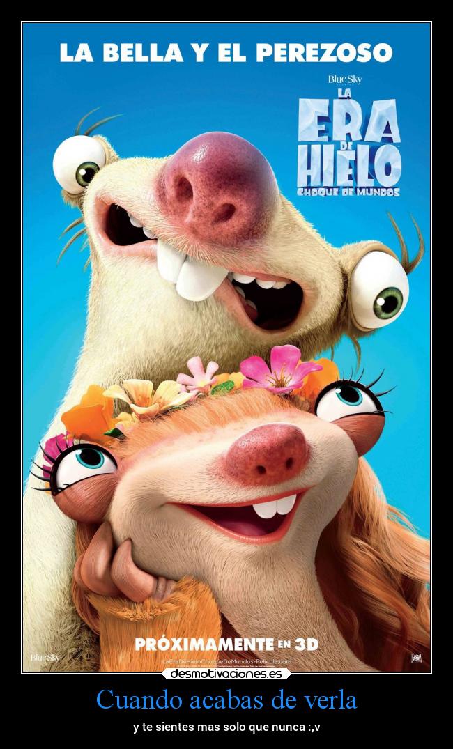 Cuando acabas de verla - 