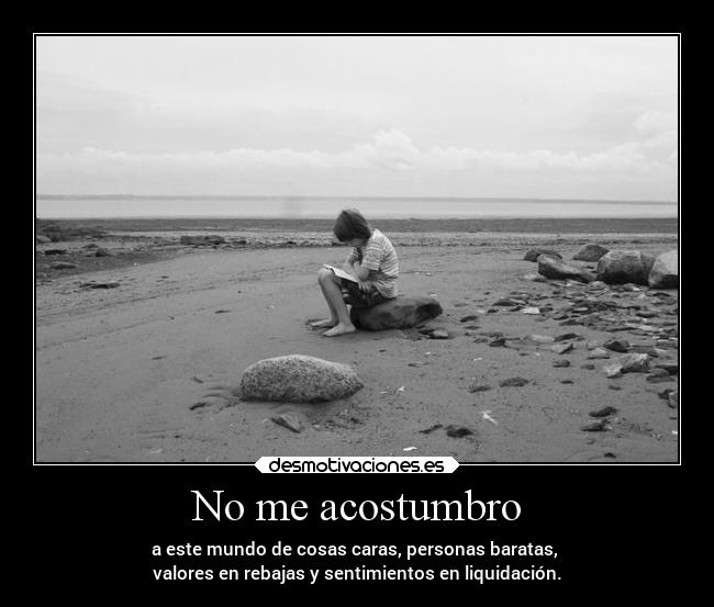 No me acostumbro - 