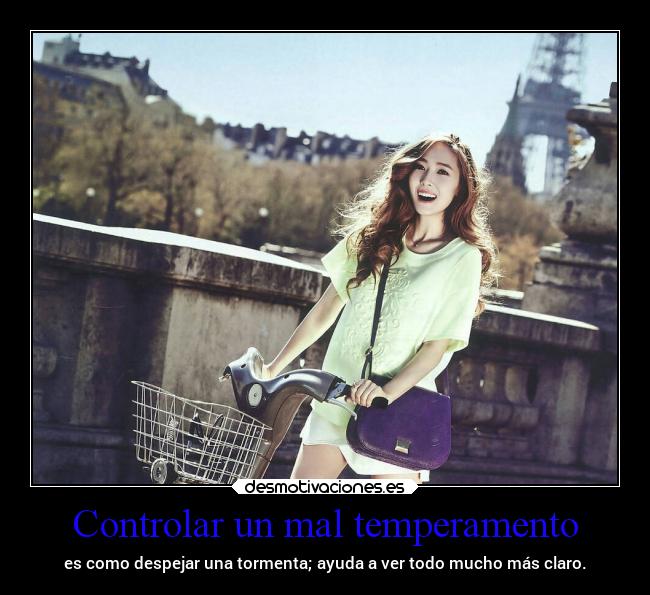 Controlar un mal temperamento -