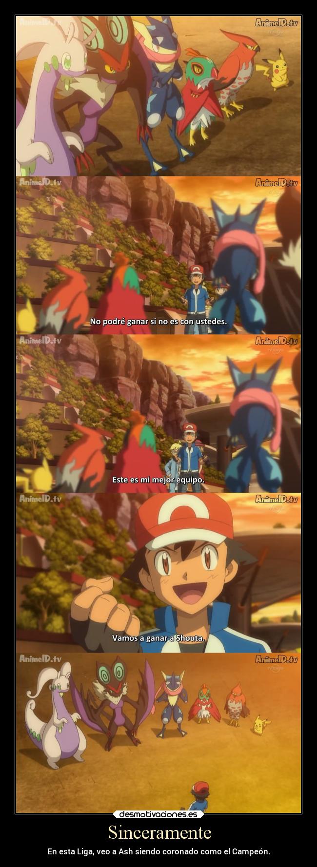 Sinceramente - En esta Liga, veo a Ash siendo coronado como el Campeón.