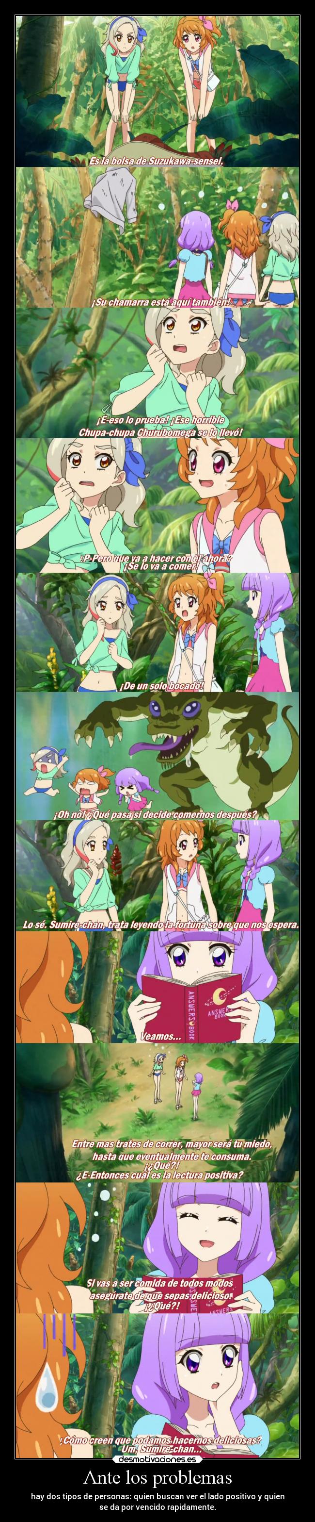 carteles problemas anime problema persona luchar aprender projectd rendir negativo leccion raptorhunters desmotivaciones