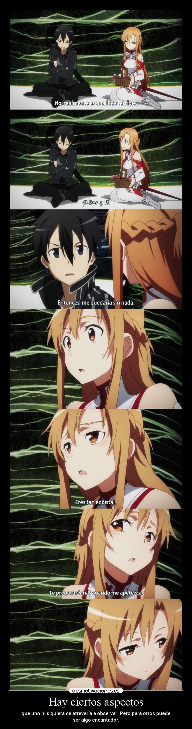 Hay ciertos aspectos - 