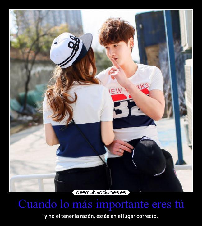 Cuando lo más importante eres tú -