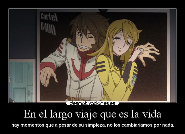 carteles vida anime vida amor felicidad raptorhunters harukaze erosekai space battlship yamato orion1 cartel 6400 desmotivaciones