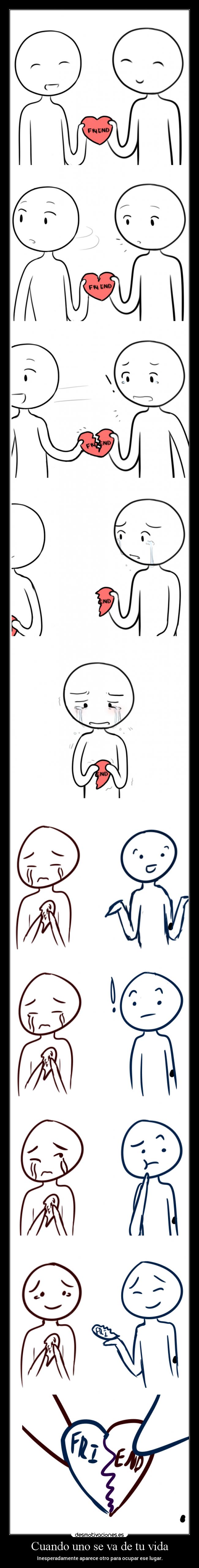 Cuando uno se va de tu vida - 