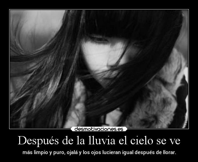 Después de la lluvia el cielo se ve - 