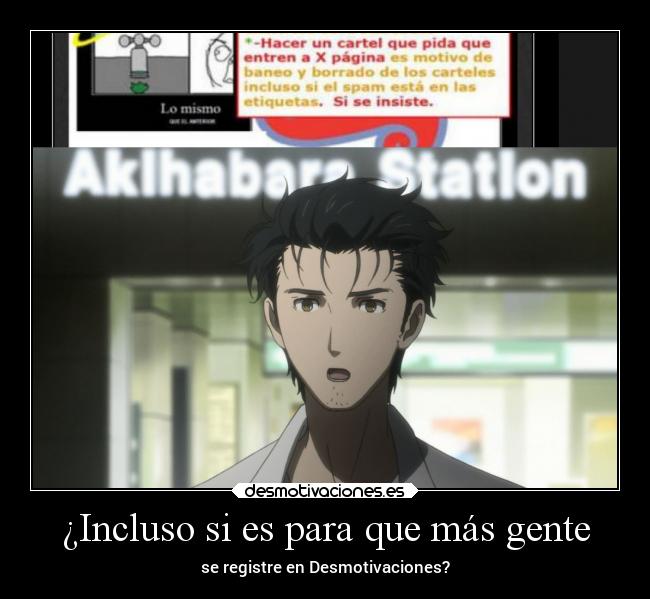 ¿Incluso si es para que más gente - 