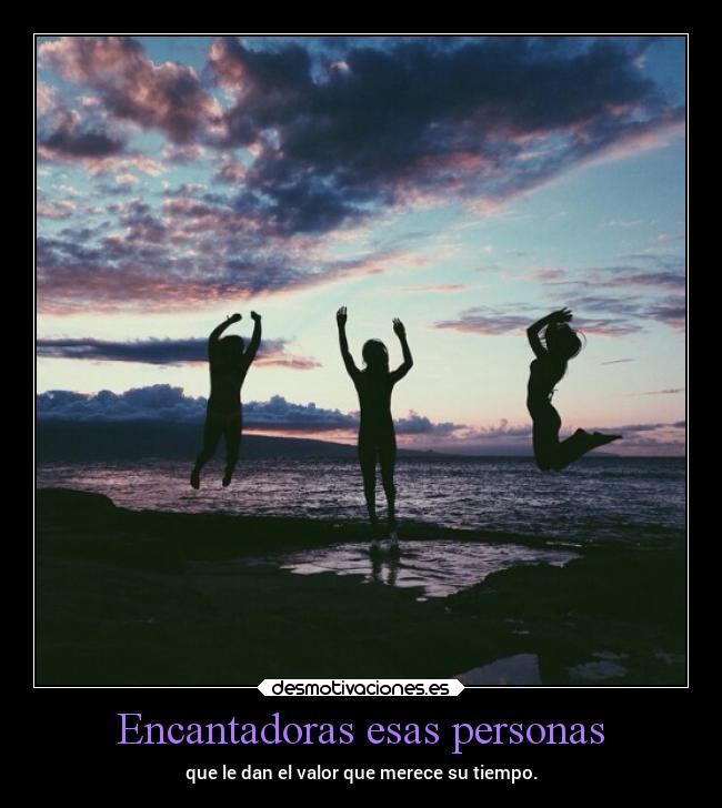 Encantadoras esas personas -