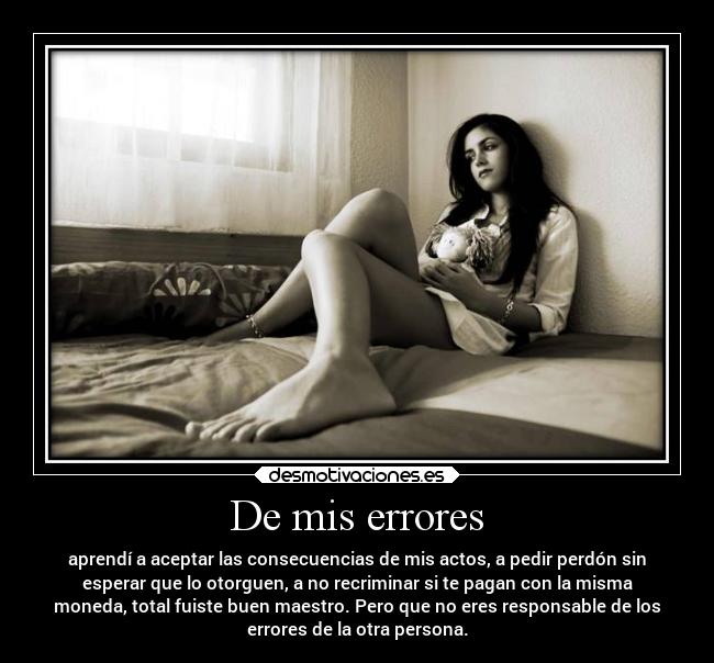 De mis errores -