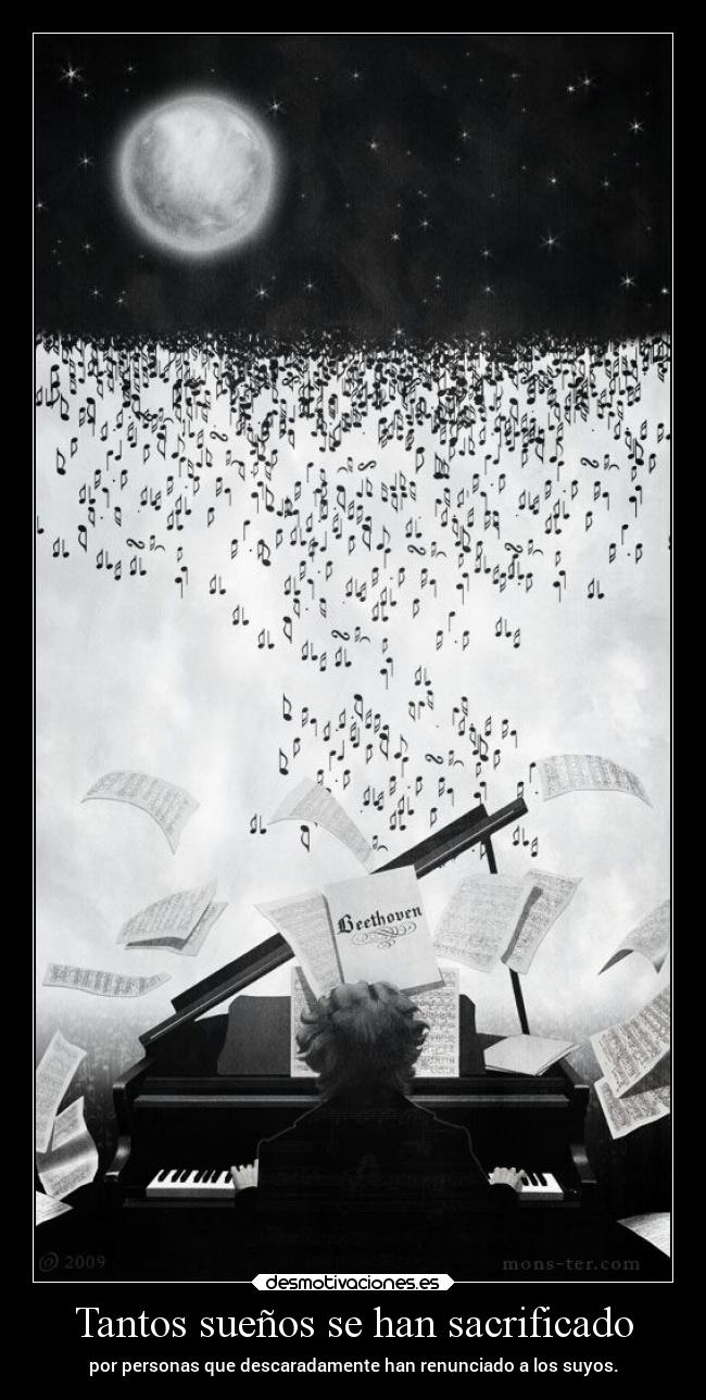 Tantos sueños se han sacrificado - 