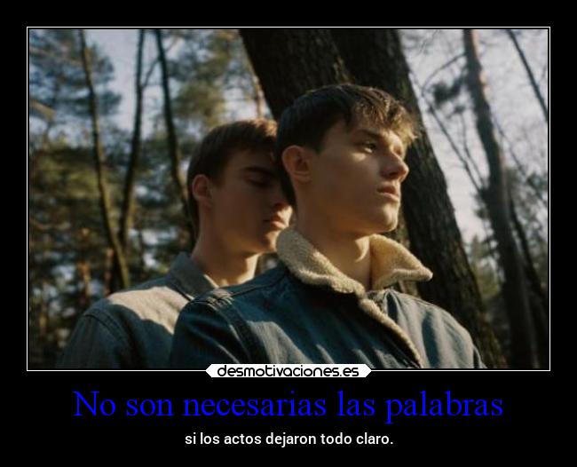No son necesarias las palabras - 