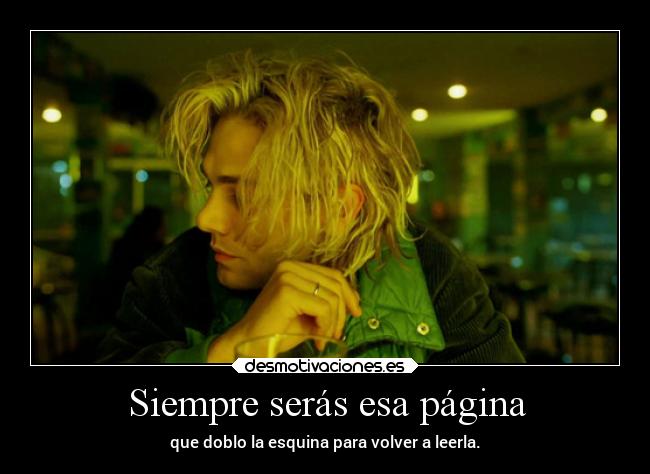 Siempre serás esa página - 