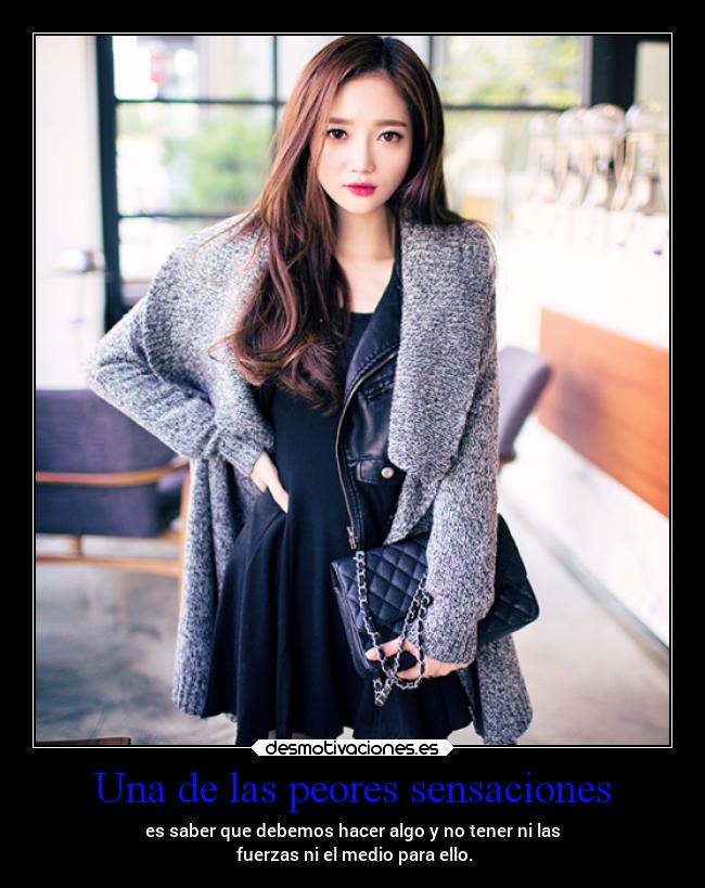 Una de las peores sensaciones - 