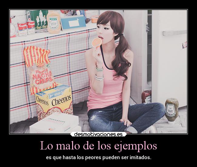Lo malo de los ejemplos - 